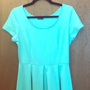 NWOT Willow by Mikarose Mint Cap Sleeved Dress